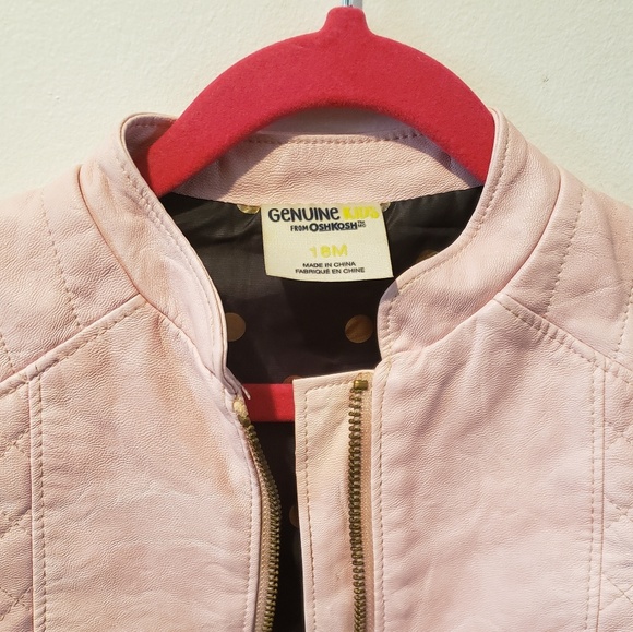 Toddler Faux Leather Coat - Picture 3 of 3